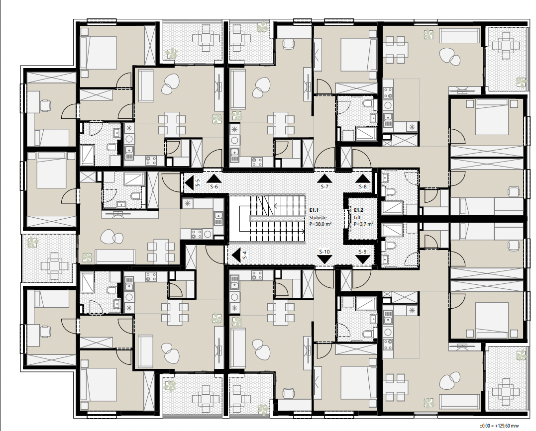 Projekt Frankopanska - stanovi