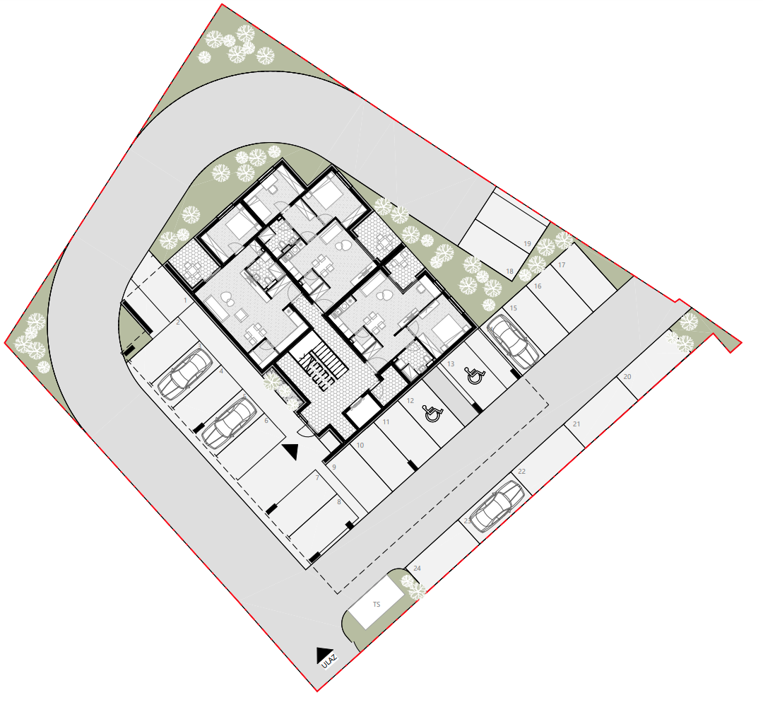 Projekt Frankopanska - stanovi